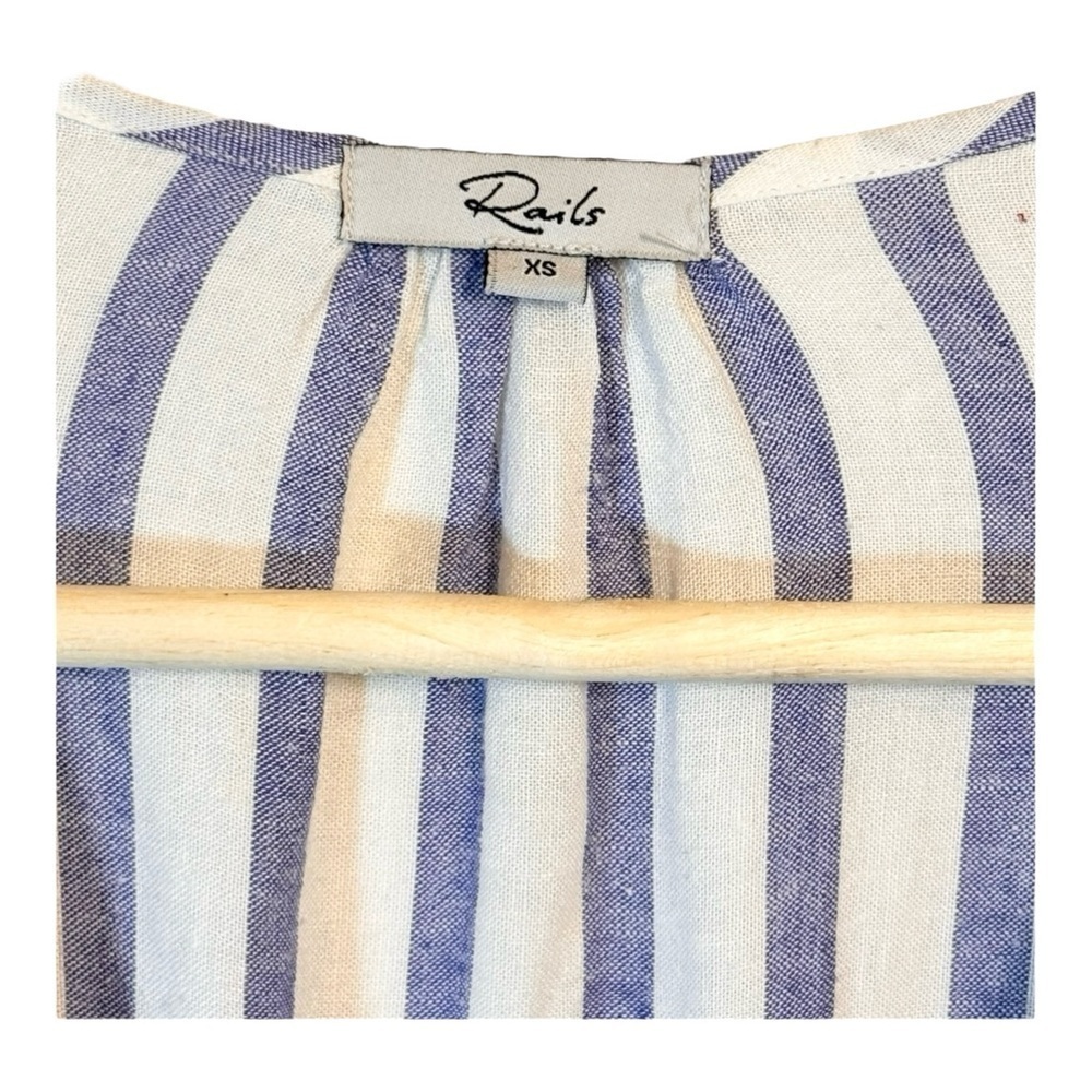 Rails Charlotte Grenadines Stripe Linen Mini Dress - image 5